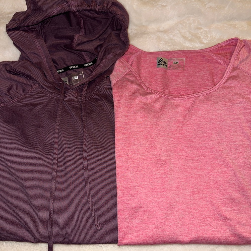 RBX workout hoodie and shirt bundle